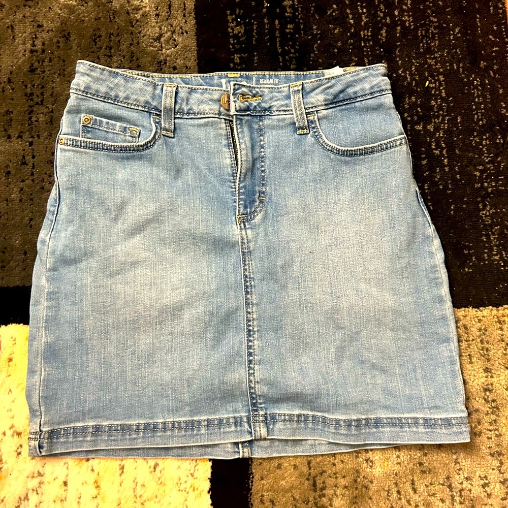 Lee Women's Midrise Denim Skort